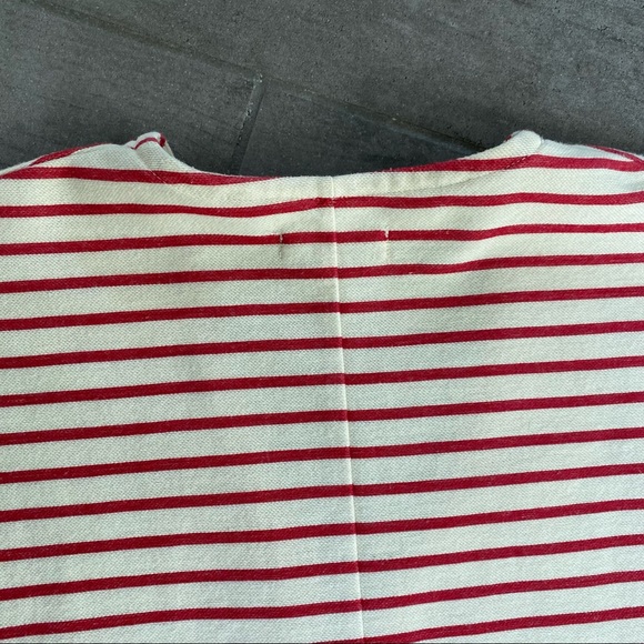 Madewell S m oatmeal sweatshirt stripped casual Womens everyday comfy midi dress - Picture 7 of 7